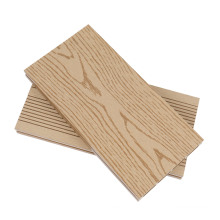 WPC Terrace Wood Flooring Grain Decking Wood Plastic Composite Grooved Waterproof Composite Solid Interlocking Decking Board